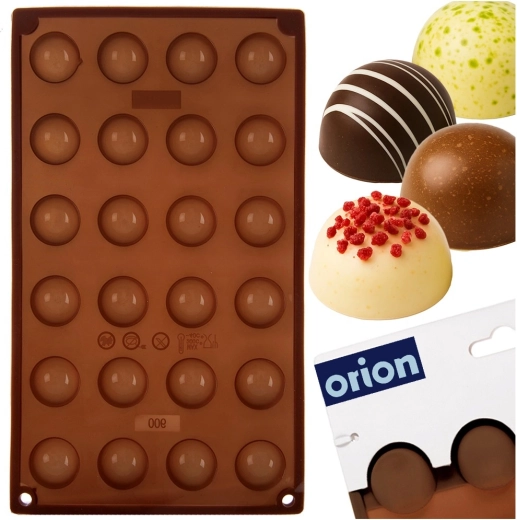 Do 24 popolnoma okroglih pralin hkrati