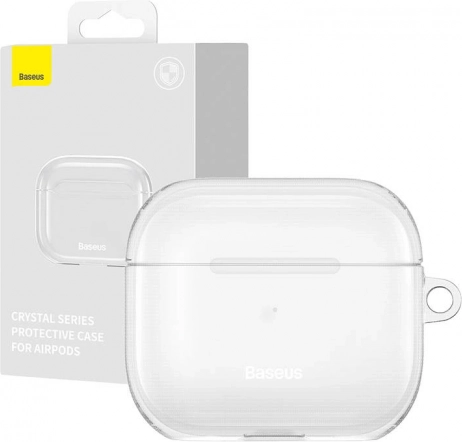 Prozoren zaščitni ovitek za AirPods 3 Baseus, serija Crystal