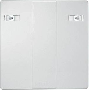 Revizijska vratca 400 × 400 mm plast bela