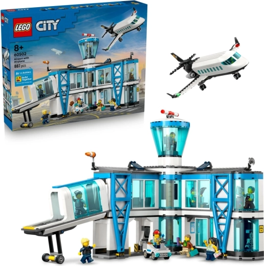 LEGO City airport with airplane
