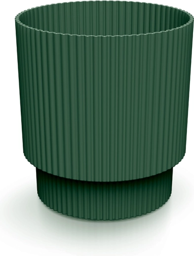 Cvetlični lonec Milly 16,8 cm temno zelen