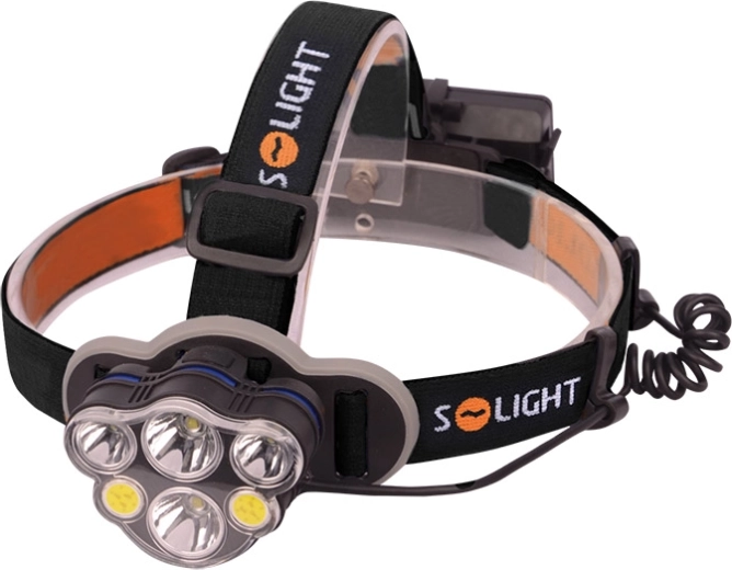 Solight polnilna LED-čelna svetilka 550 lm