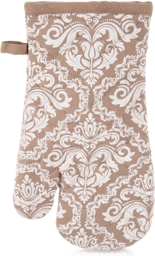 Bombažna kuhinjska rokavica z magnetom, bež, 32 cm