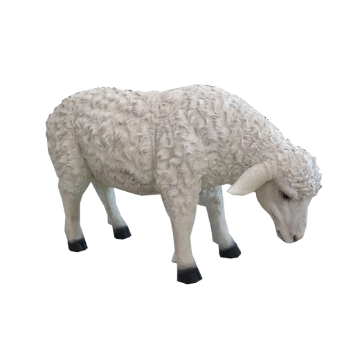 Božična dekorativna figura ovce iz smole 87,6 cm
