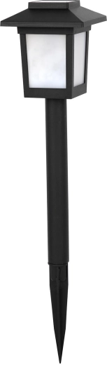 Sončna vrtna svetilka 10 LED, 36 cm, črna