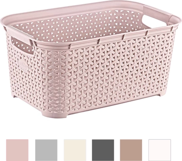 Pravokotni koš za perilo Rattan 26 l