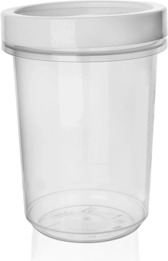 Posoda za živila z navojnim pokrovom in tesnilom, 500 ml