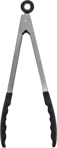 35 cm Stainless Steel Kitchen Tongs with Silicone, Orion