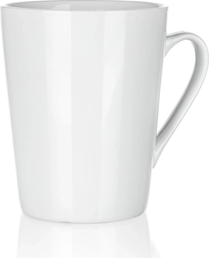 Keramična skodelica WILBY 420 ml bela