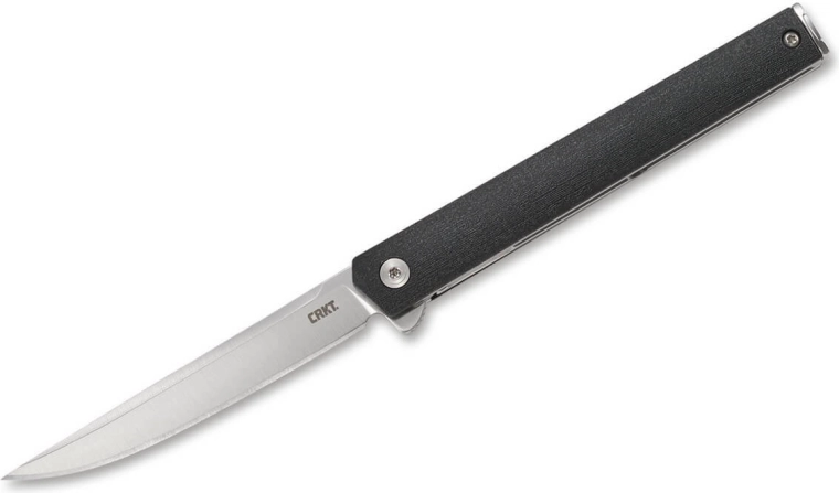 CRKT CEO Flipper žepni nož 8 cm, črn, FRN