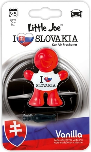 Little Joe 3D Supair Drive dišava za avto vanilija »I Love You Slovakia«