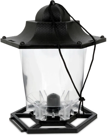 Prozoren zbiralnik za enostaven nadzor krme