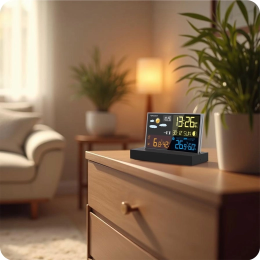 DCF ura, budilka in udobno okolje