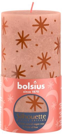 Rustikalna sveča 130 × 68 mm – kremni karamel