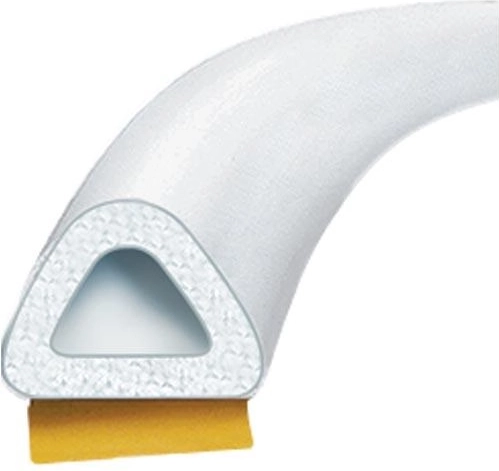 Tesnilo za okna in vrata D 9 × 8 mm, belo, 100 m