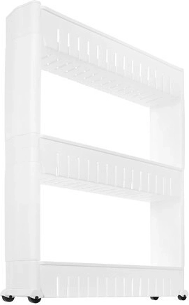 Narrow shelf for gaps – more space without remodeling