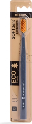Softdent eco friendly zobna ščetka medium