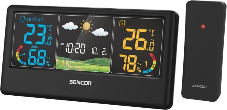 Sencor Weather Station with Wireless Sensor
