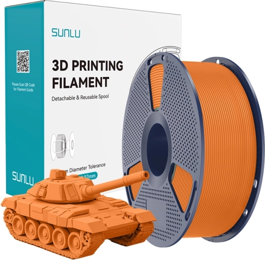 Sunlu PLA+ high-speed filament oranžen
