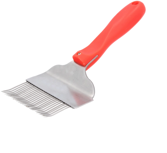 Vilica za odpiranje satja za med s plastičnim ročajem 10,5 cm