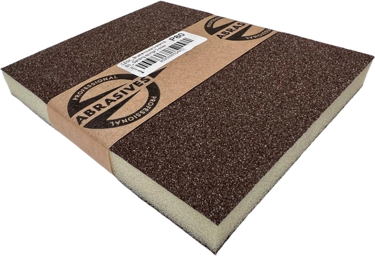 Dvostranska brusilna goba 120 × 95 × 10 mm, zrnatost 220