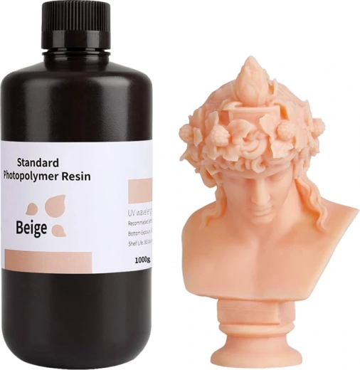 Fotopolimerna smola ELEGOO Standard Resin 1.0 bež barve