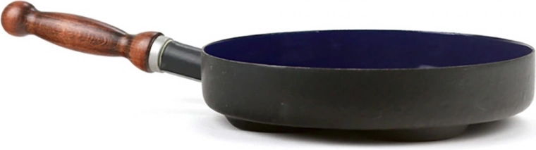Emajlirana ponev za palačinke 24 cm BSE z lesenim ročajem