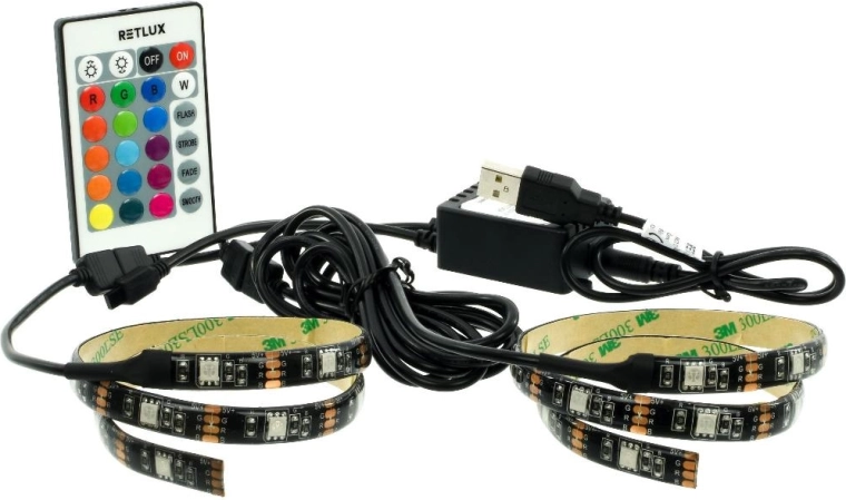 Retlux USB RGB LED-trak za televizor in monitor