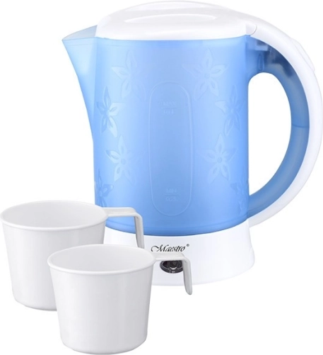 Potovalni grelnik vode z 2 skodelicama 0,6 l 600 W