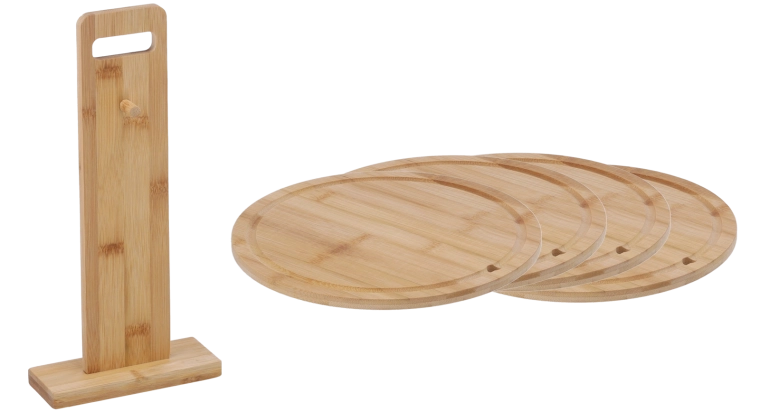 Komplet bambusovih desk za rezanje – 4 kosi