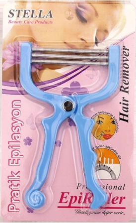 Ročni obrazni epilator - moder