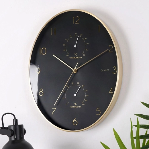Integrated thermometer and hygrometer