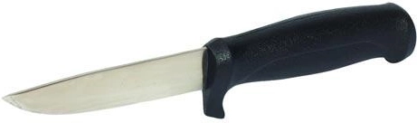 Tehnični nož z ojačanim rezilom in usnjenim etuijem