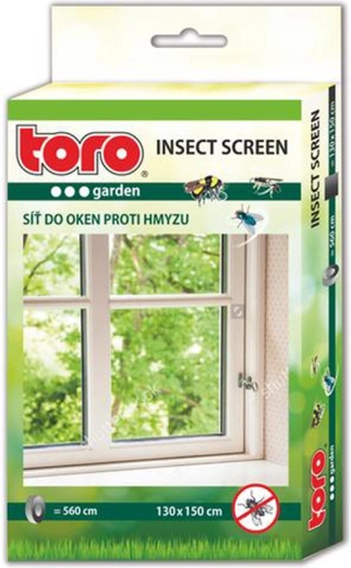 Okenska mreža proti insektom 130 × 150 cm, črna