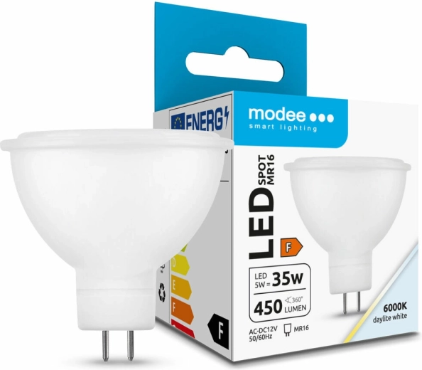 LED žarnica GU5.3 MR16 5 W hladno bela 6000 K Modee Lighting