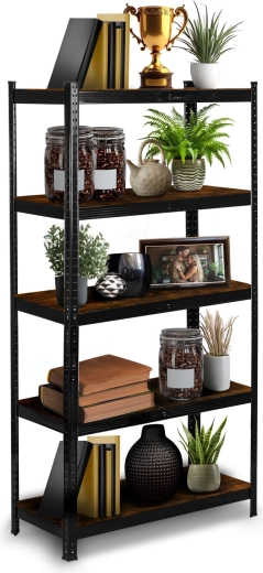 Vzdržljiva jeklena konstrukcija v črni barvi