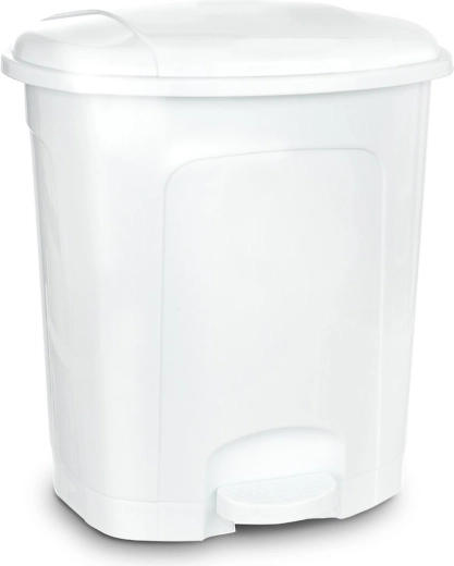Koš za smeti s pedalom 11,5 l bel