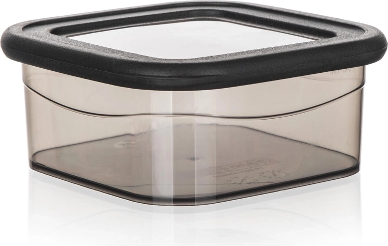 Posoda za živila LISSA kvadratna 0,3 l dimno siva
