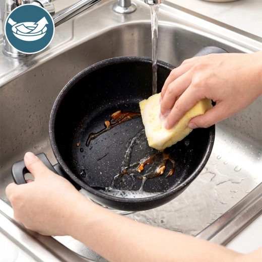 Enostavno čiščenje v pomivalnem stroju