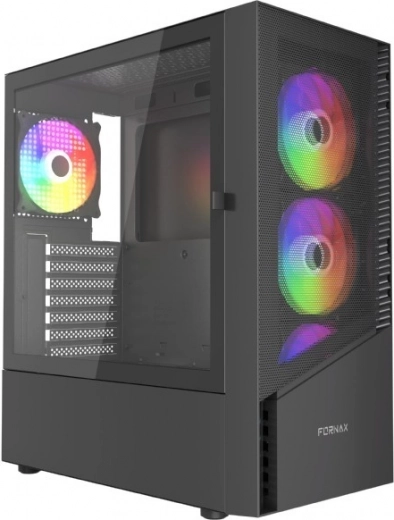 računalniško ohišje Fornax 4300 Midi Tower ATX črno
