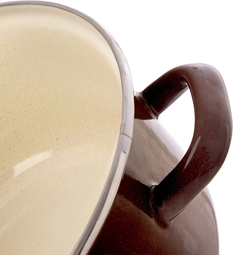 Zdravju neškodljiv emajl in nerjavni rob