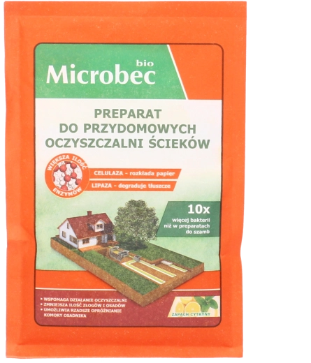 Microbec bio aktivator za domače čistilne naprave odpadnih voda 35 g
