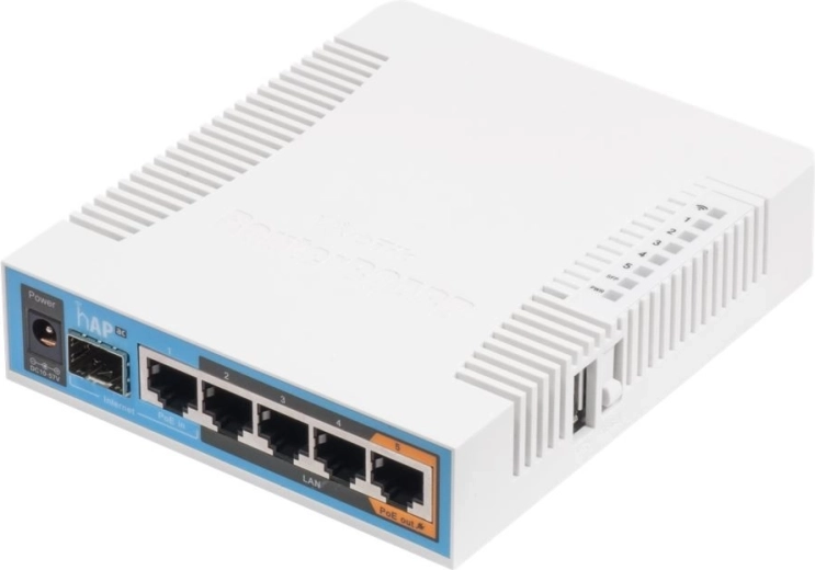 Dostopna točka 2,4/5 GHz s 5GbE MIKROTIK hAP ac (RB962UiGS-5HacT2HnT)