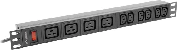 10× IEC vtičnic za IT naprave