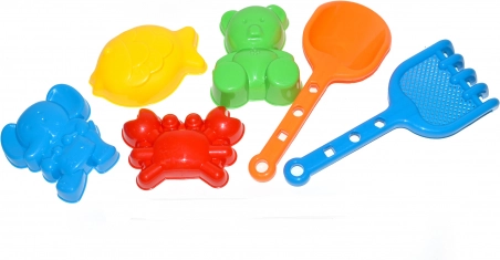 Komplet živalski peščeni set 6 kosov