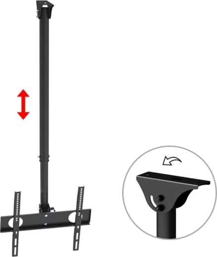 Stropni nosilec za TV za 32–65" Maclean
