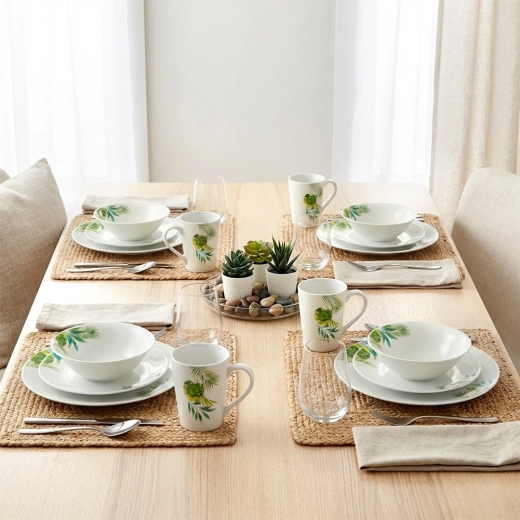 Tropski dizajn, ki poživi mizo