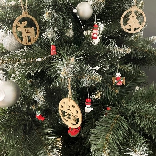 For the tree and for decorations throughout the home