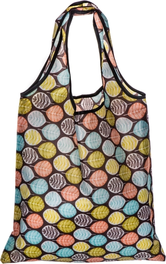 Zložljiva nakupovalna torba Pretty Up z motivom listov 59 × 37 cm