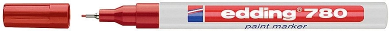 Lakirani označevalnik rdeč Edding 780